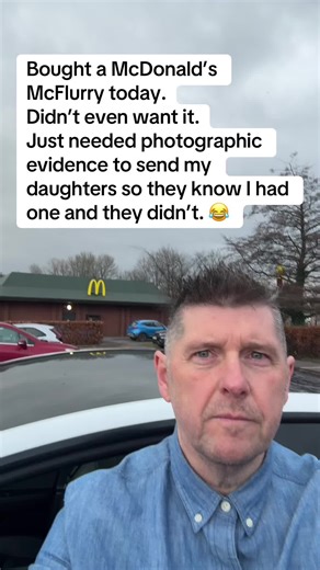 Enjoying McDonald's McFlurry: A Fun Family Moment