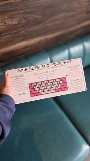 VEN Mini Wireless - $99 venatos.com | Hot Swappable | Yellow Gateron | Wireless Bluetooth | USB C