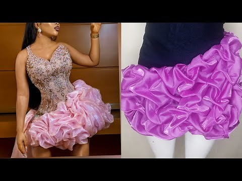 CLASSY SMOCKING RUFFLE DRESS TUTORIAL | CANADIAN RUFFLED PUFF DESIGN