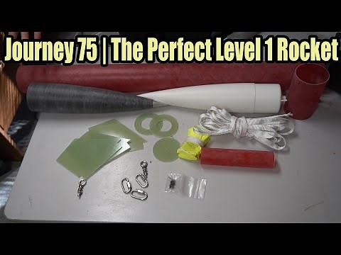 Wildman Journey 75 Build Instructions | An Affordable Fiberglass Starter Rocket Kit