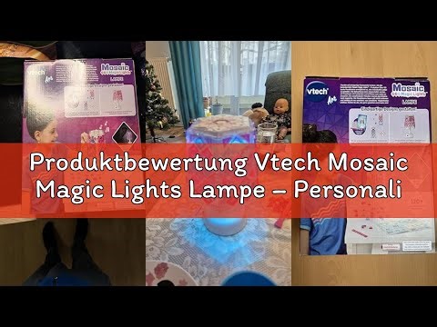 Produktbewertung Vtech Mosaic Magic Lights Lampe – Personalisierbare Kinderlampe mit wiederverwendba