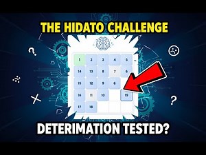 Can YOU Beat This HIDATO Puzzle? 🧠 I Failed Miserably... (Challenge Video)