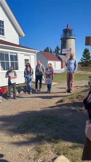 No Kings March on Monhegan! | Alison Hill