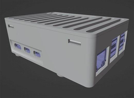 RPI5-X1001-3D-printable-case by 0xDB