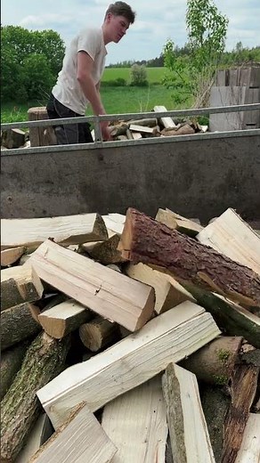 Homemade firewood🪵