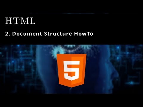 2. HTML Document Structure 💻 HowTo