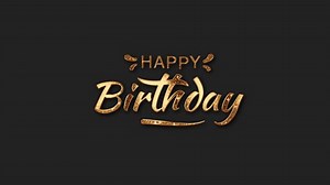 Happy Birthday Text Animated Happy Birthday Stock Footage Video (100% Royalty-free) 1102582793 | Shutterstock