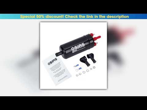 OSIAS EFI Inline High Pressure Fuel Pump Universal Replacement Bosch 0580464070 MegaSquirt Carbon