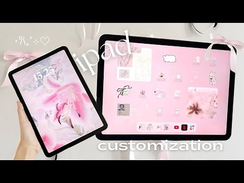 how to customize your ipad 🎀₊♡˚⊹ | iPadOS 18 aesthetic homescreen • widgets • icons