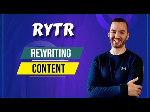 Rytr Rewrite Feature (How To Rephrase And Reword Content)