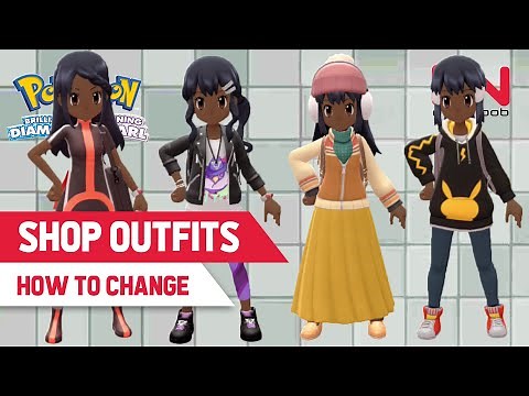 Where to Buy Outfits & Change Hairstyles in Pokemon Brilliant Diamond & Shining Pearl