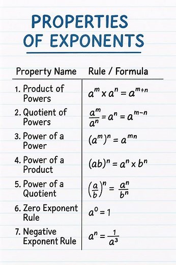 Exponential Properties | The Power of Exponents 💪