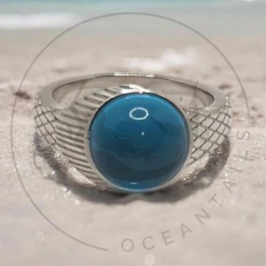 Mako Mermaids Mermaid Moon Ring Silver H2O Just Add Water Ocean Sea Moonring - Etsy
