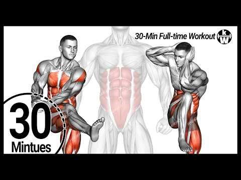 30-Min! Standing Abs Workout ➜ Belly Fat Disappears, Leaving Only Six-pack Abs