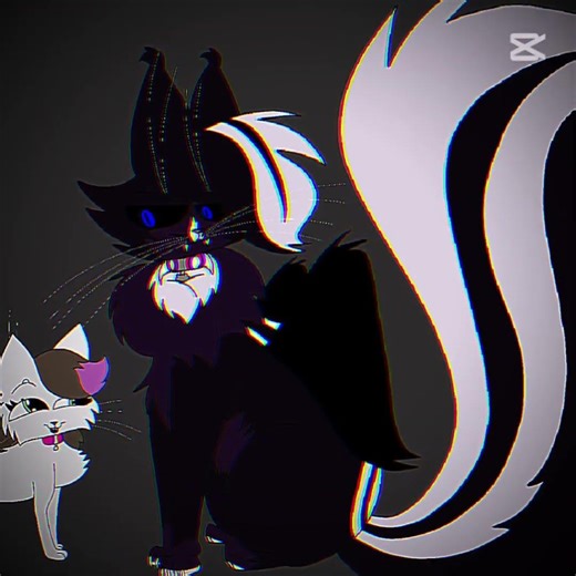 Scourge the bad black Cat. and heidy scp-122/The Evil/Good cats friends for ‪@HeidySCP-122‬ 🐈‍⬛🖤🐈💖