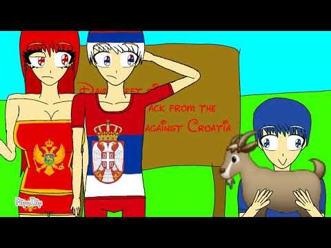 Kosovo holding a Goat