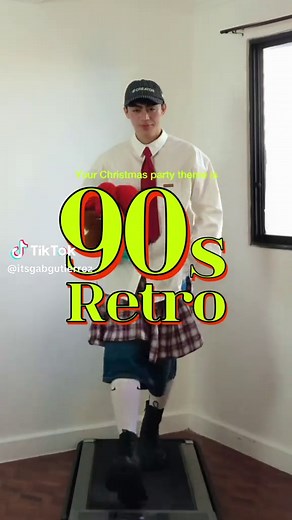 90s Retro Christmas Party Outfit Ideas