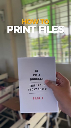 How to Print Files in Booklet Format #buhayteacher