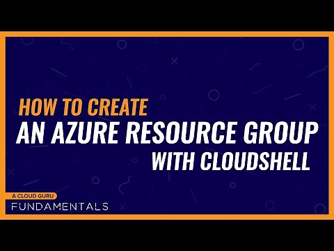 How to create an Azure Resource Group and VM with the Cloud Shell