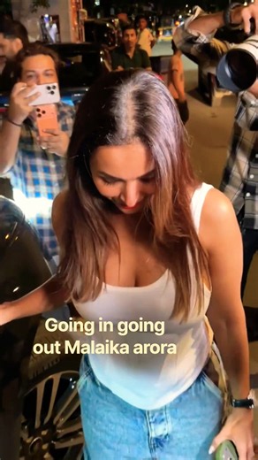 going in going out Malaika arora at Sweeney Bombay #malaikaarora