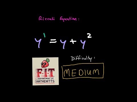 Riccati Equation: Factor Then Separate | Riccati Equation Playlist