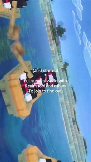 Fun Minecraft world to play with friends #minecraft #minecraftsurvivalseriesepisode1 #realms