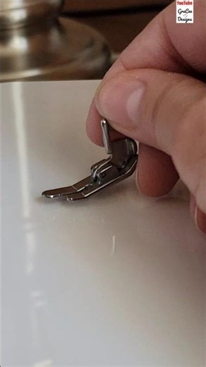 I just had to try it | Straight Stitch Foot #shorts #sewingmachinetipsandtricks