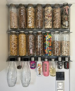 True Fruits Halterungen, TF Flaschenhalter für 750ml, 250ml & 99ml, Halter, Organisation, Regal, Flaschenregal, Wandhalter Leisten, Aufsätze - Etsy.de