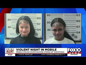 Mobile Police investigating string of shootings