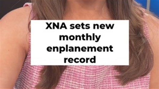 XNA sets new monthly enplanement record