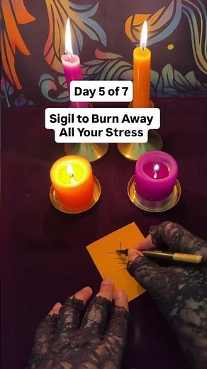 Day 5 of 7 Sigils: Reduce Stress & Feel Calmer 🌙