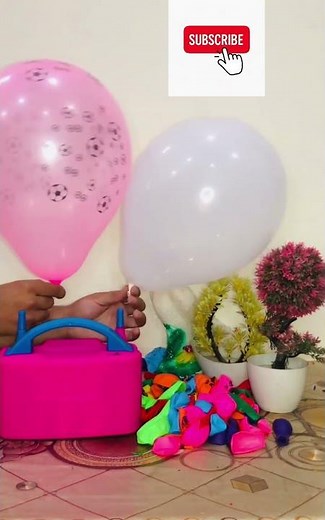 Satisfying colourfull Ballons Blowing and Air Release #asmr #poppballons #shorts #viral #balloon