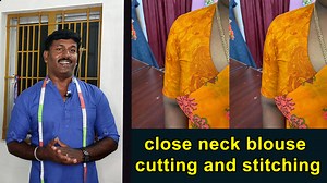 26K views · 342 reactions | close neck blouse cutting and stitching...