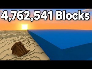 Can 100 Players Drain EVERY Ocean in Minecraft?