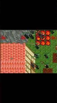 Epic Old Tibia 7.6 Battle on Arcania | Mass Battle | Classic Tibia | #tibia #tibiagame #tibiaglobal