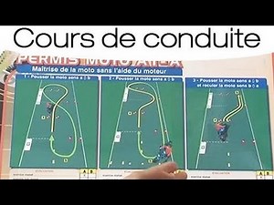 Permis moto : le déroulement de l'épreuve