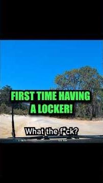 🔥First reaction to having a rear locker!🔥 #reactionvideo #4wd #offroad