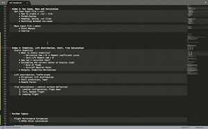 AVL Tutorial (4) - Stability, Lift distribution, Stall, Trim Calculation