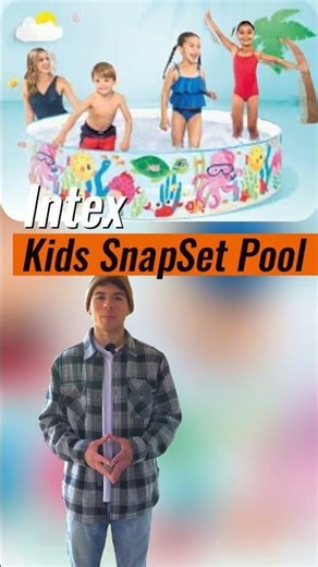 Intex SnapSet Non-Inflatable Kids Swimming Pool – Easy Setup, Durable & Fun Water Play Pool
