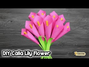 DIY Calla Lily Craft — Simple, Stunning & Elegant | Jhe TV