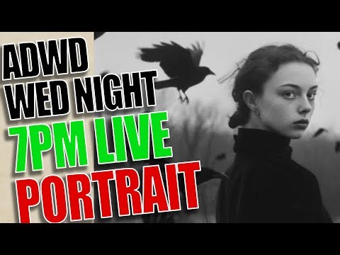 How to Capture Mood and Emotion in Portrait Drawing | Live Sketch