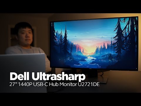 Dell Ultrasharp 27" 1440p USB-C Hub Monitor (U2721DE) - Unboxing, Set up & Testing