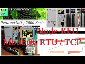 Productivity 2000 PLC Node-RED Modbus TCP