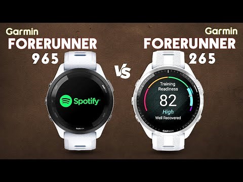 Garmin Forerunner 965 vs Forerunner 265 || With AMOLED