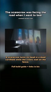 The Cornfield Scarecrow — Halloween Window Projection (Free Loop + Gear List)