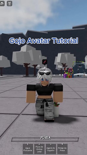 Creating Female Gojo Avatar in Roblox