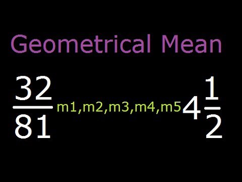 Geometrical Progression - Method to insert 5 geometrical means between (32/81) and (9/2)