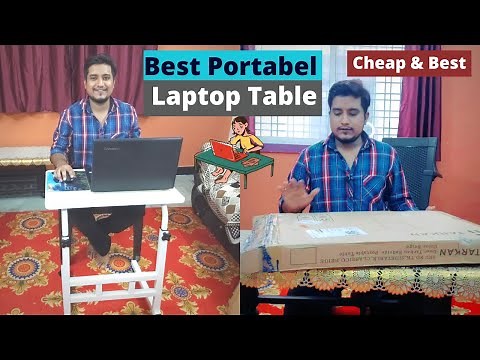Best Portable Laptop Table in India 2021 | Review | Unboxing | Height Adjustable