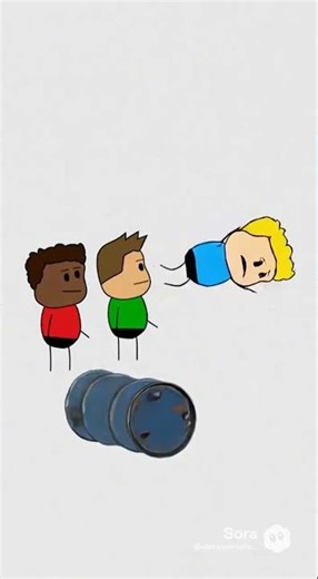 Back Walking – Playful Balance Animation | Sora 2 AI Video