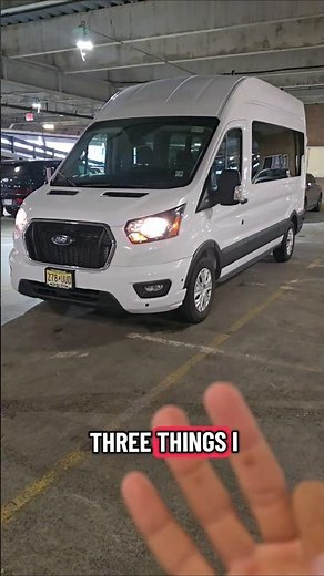 3 things I like about the 2024 ford transit 15 passenger high roof van #passenger #roadtrip #transit
